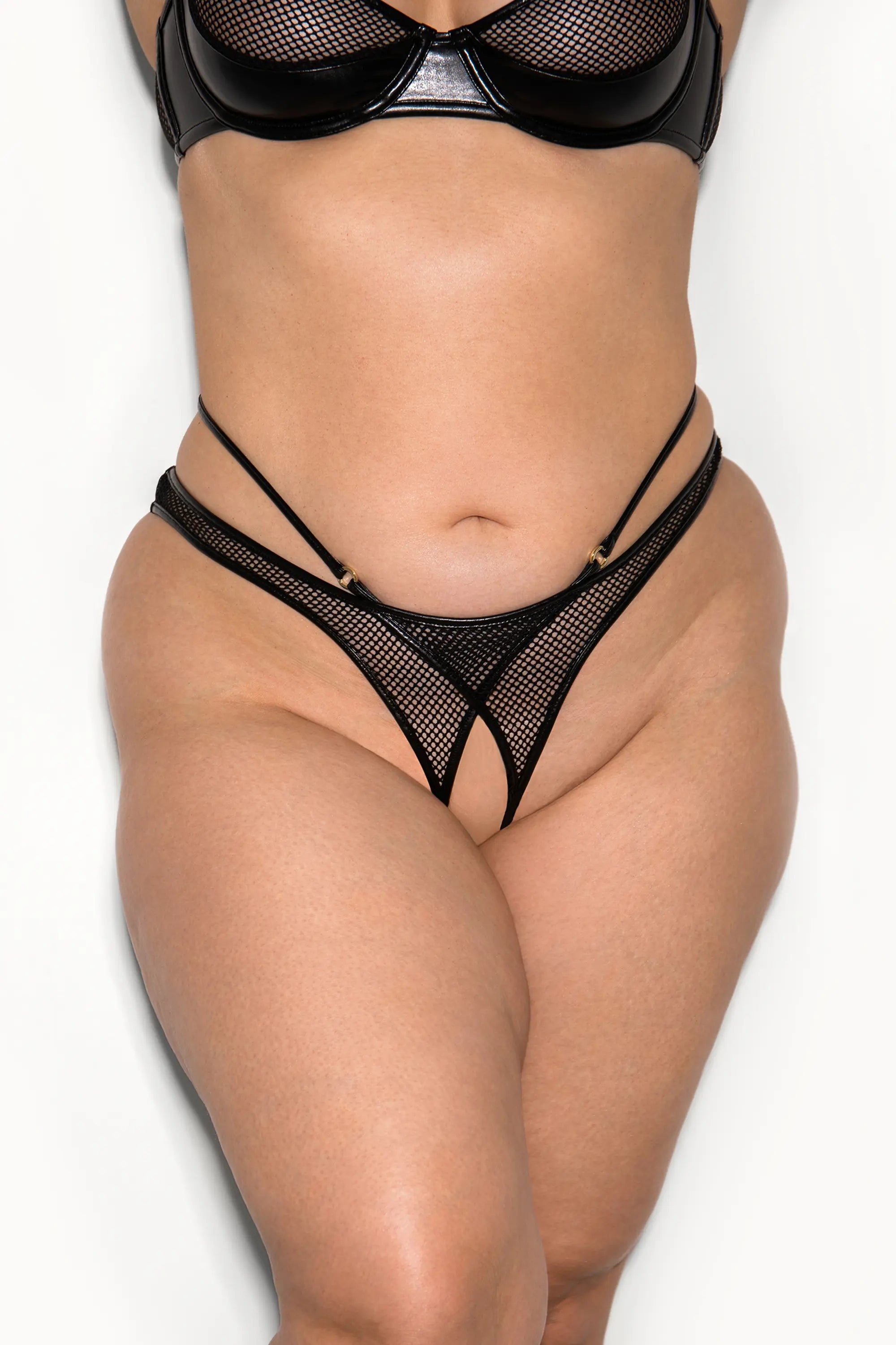 Dina Crotchless Panties