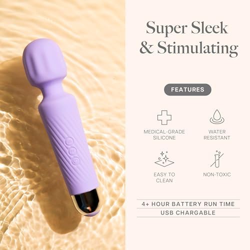 Ava Vibrator Sex Toys – 4 Hour Battery Life | Water Resistant Body Safe Silicone | Clitoral Vibrators Couples Sex Toy with multi patterns and speeds– Clit Stimulator Vibrator for Women – Discreet Gift|B07YW5DZBQ