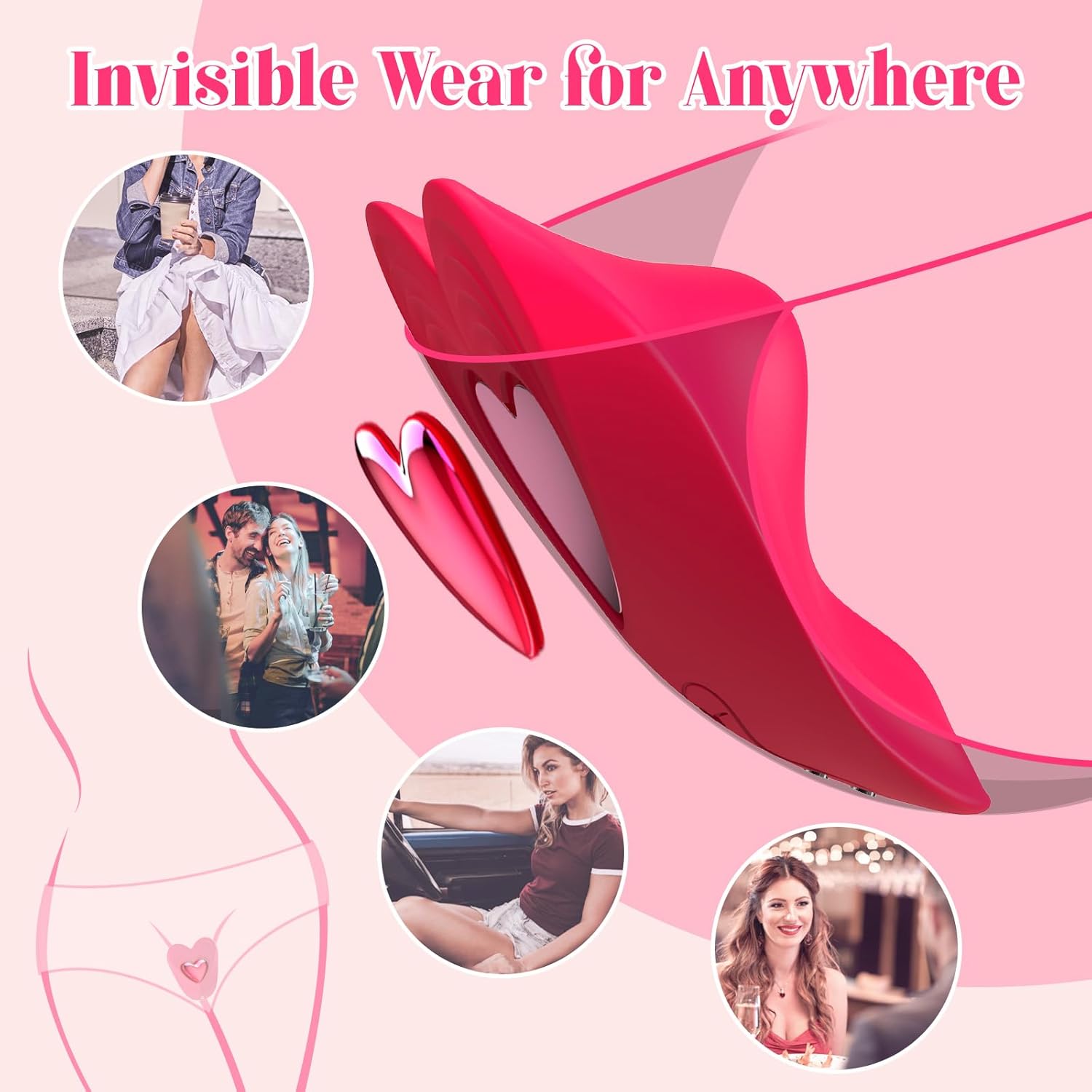 Wearable Smart Wellness Massager with Remote & App Control