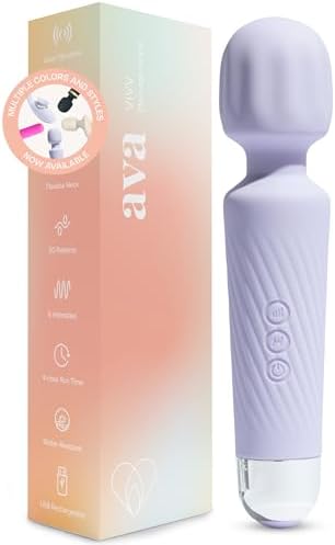 Ava Vibrator Sex Toys – 4 Hour Battery Life | Water Resistant Body Safe Silicone | Clitoral Vibrators Couples Sex Toy with multi patterns and speeds– Clit Stimulator Vibrator for Women – Discreet Gift|B07YW5DZBQ