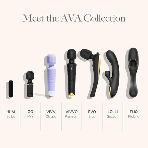 Ava Vibrator Sex Toys – 4 Hour Battery Life | Water Resistant Body Safe Silicone | Clitoral Vibrators Couples Sex Toy with multi patterns and speeds– Clit Stimulator Vibrator for Women – Discreet Gift|B07YW5DZBQ