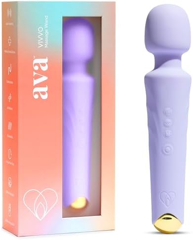Ava Vibrator Sex Toys – 4 Hour Battery Life | Water Resistant Body Safe Silicone | Clitoral Vibrators Couples Sex Toy with multi patterns and speeds– Clit Stimulator Vibrator for Women – Discreet Gift|B07YW5DZBQ