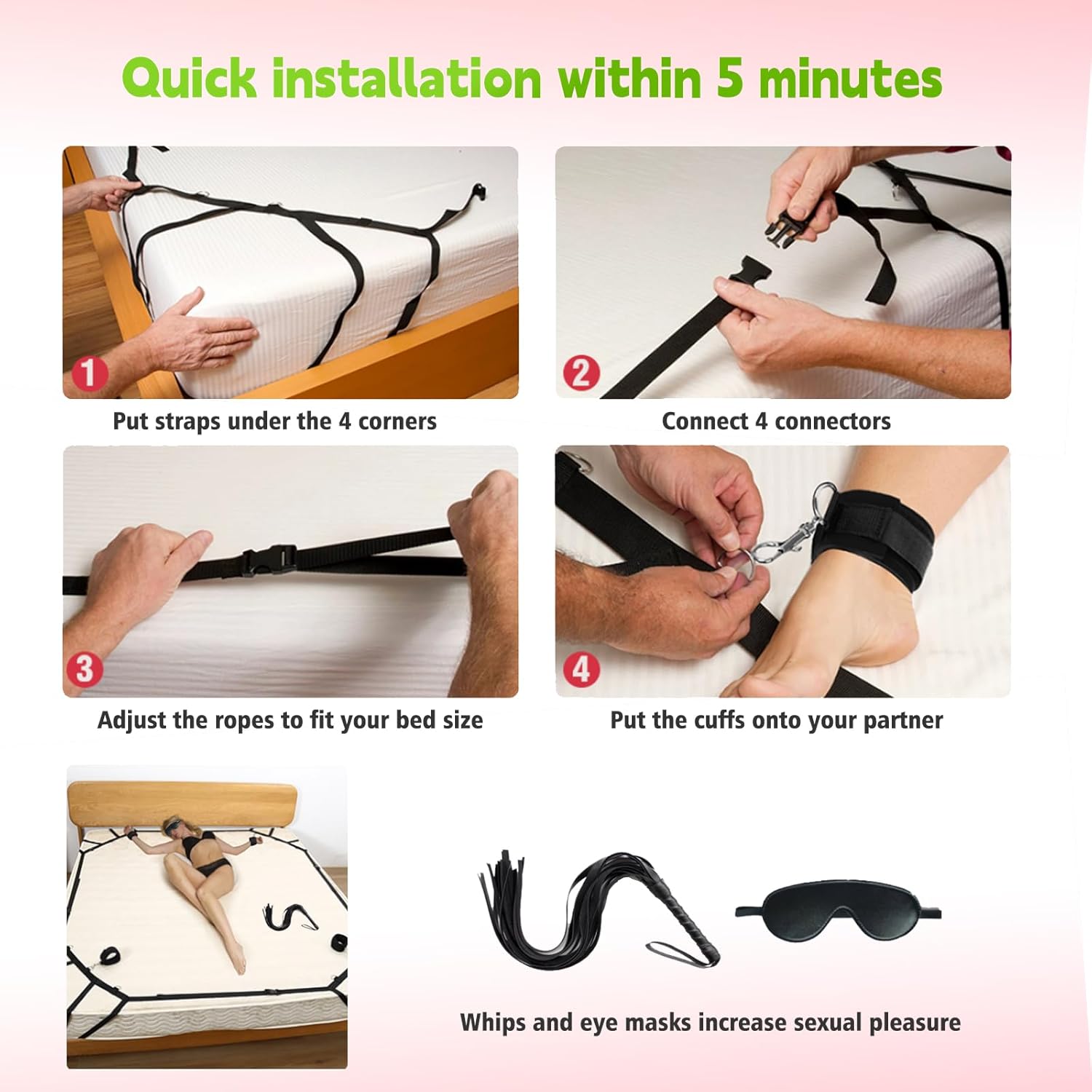 Premium 10-Piece Adjustable Strap & Accessory Kit
